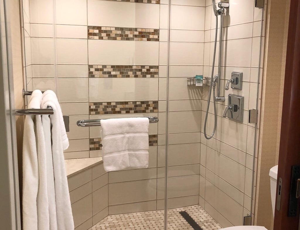 Disney’s Grand Californian Resort Bathroom Shower