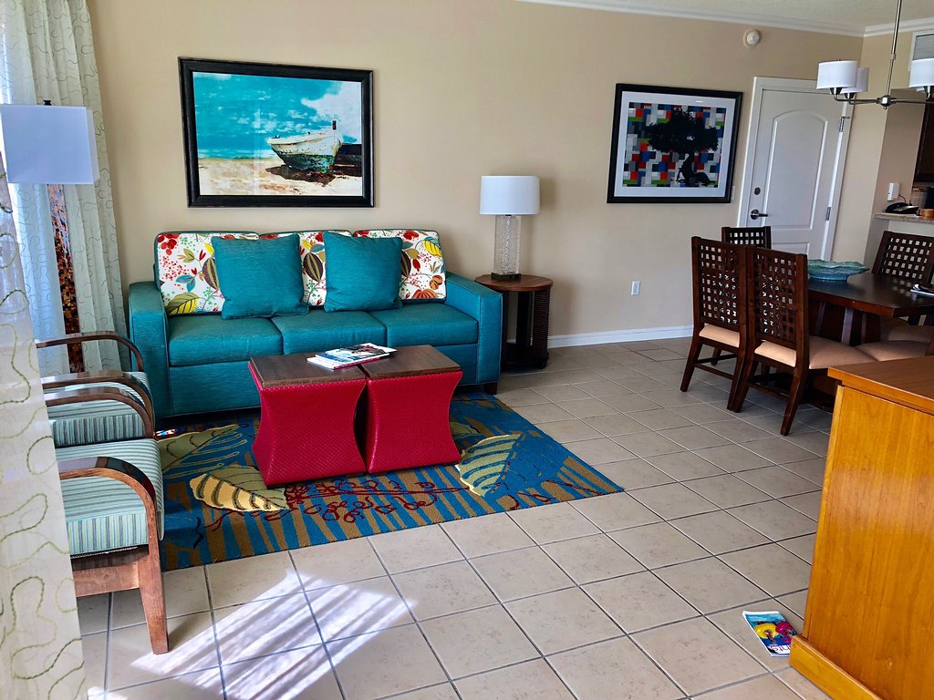 Marriott's Aruba Surf Club Living Area
