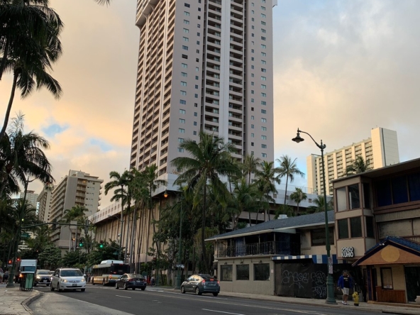 Royal Kuhio High-Rise Building Outside View