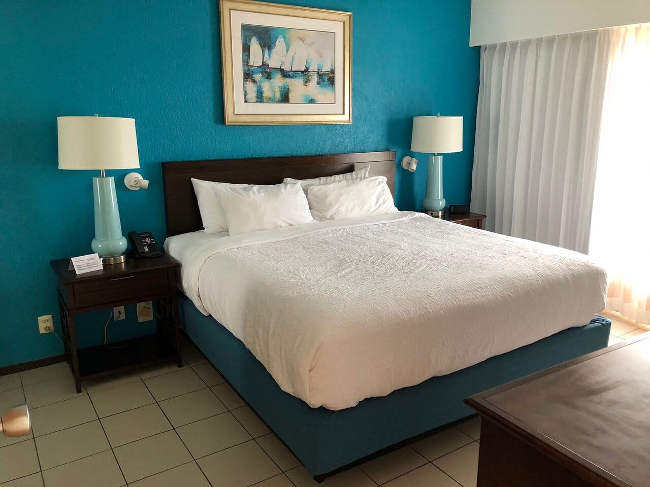 Casa Del Mar Beach Resort Bedroom Teal